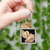 Porte-clés Coques de conques artistiques (main)