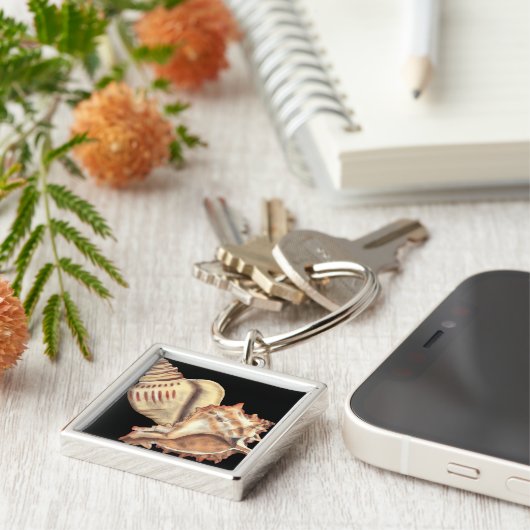 Porte-clés Coques de conques artistiques (Côté)