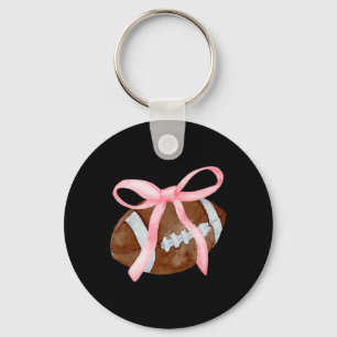 Porte-clés Coquette Bow American Football Jour Thanksgiving