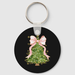 Porte-clés Coquette Bow Noël Arbre Noël Noël Noël Fille de va