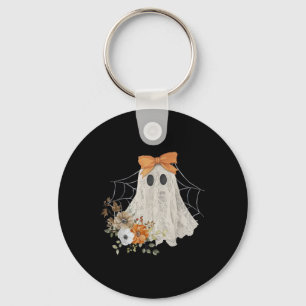Porte-clés Coquette Ghost Halloween Fleur Ghost Lace Éffrayan
