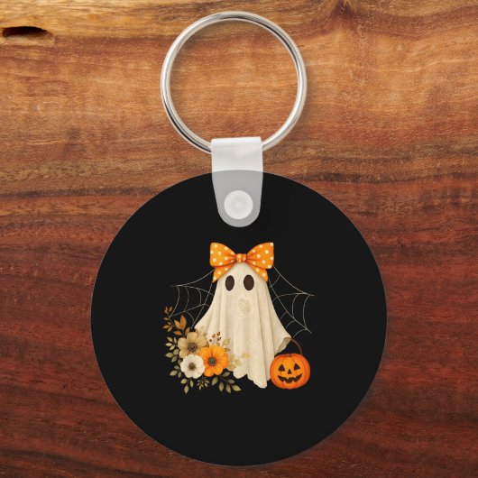 Porte-clés Coquette Ghost Halloween Flower Ghost Soky Lace Gh (Recto)