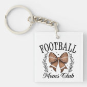 Porte-clés Coquette Jour de football Moms Club (Devant)