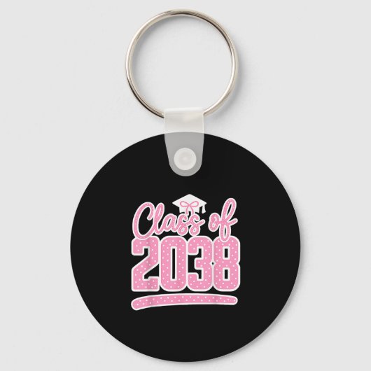 Porte-clés Coquette Rose Bow Cl De 2038 Augmenter Avec Moi Ki (Recto)