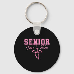 Porte-clés Coquette Senior 2026 Cl de 2026 Arc rose Diplômée