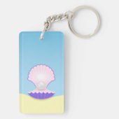 Porte-clés Coquillage délicat (Dos)