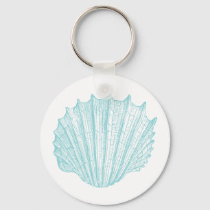 Porte-clés Coquillage marin Vintage nautique
