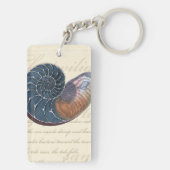 Porte-clés Coquillage romantique (Dos)