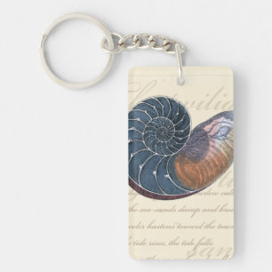 Porte-clés Coquillage romantique