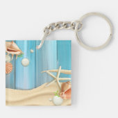 Porte-clés Coquillages Sur Sable (Dos)