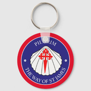 Porte-clés Coquille de St Jacques chemin de Français