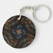 Porte-clés Coquilles abstraites (Dos)