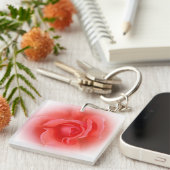 Porte-clés corail rose rose (Devant Droit)