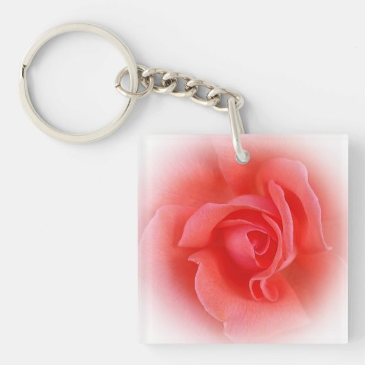 Porte-clés corail rose rose (Devant)
