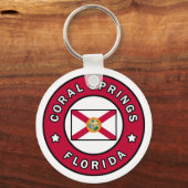 Porte-clés Coral Springs Floride (Recto)