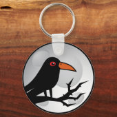 Porte-clés Corbeau de Goth Blackbird/Corbeau (Recto)