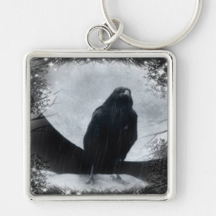 Porte-clés Corbeau de Lune
