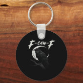 Porte-clés Corbeau Drôle Essentiel Créatif Décontracté (Recto)