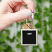 Porte-clés Corbeau drôle rétro classique F-Caw-F (main)