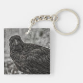 Porte-clés Corbeau P9239 (Dos)