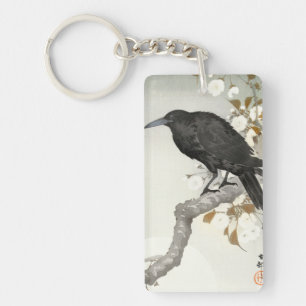 Porte-clés Corbeau Raven Koson Oiseau japonais