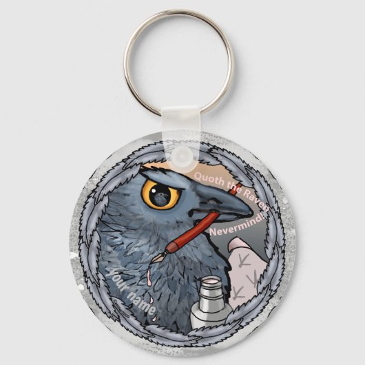 Porte-clés Corbeau Sans Importance  (Recto)