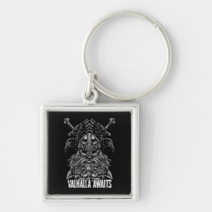 Porte-clés Corbeaux d'Odin Mythologie Viking Valhalla attend
