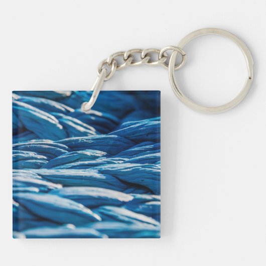 Porte-clés Corde bleue (Dos)