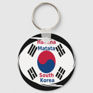Porte-clés Corée du Sud Hakuna Matata Art Imprimer/Graphique
