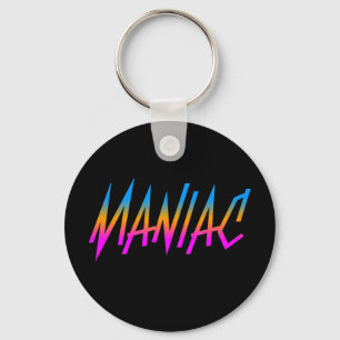 Porte-clés COREY TIGER 1980s RETRO MANIAQUE