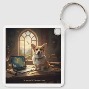 Porte-clés Corgi et Souris