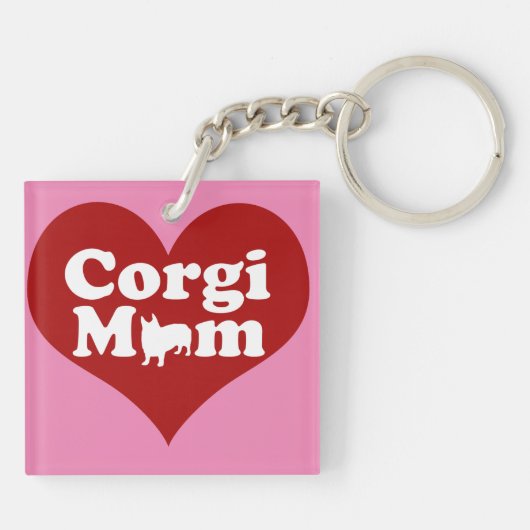 Porte-clés Corgi Maman (Dos)