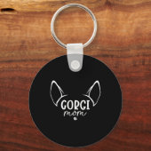 Porte-clés Corgi Maman (Recto)