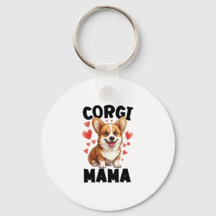 Porte-clés Corgi Mom - Cute Corgi Mama