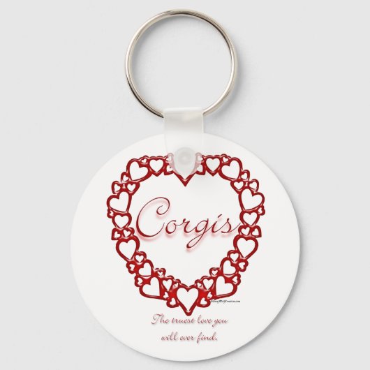 Porte-clés Corgi True Love - Porte - clé (Recto)