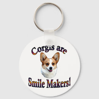 Porte-clés Corgis sont des créateurs souriants