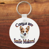 Porte-clés Corgis sont des créateurs souriants (Recto)