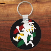 Porte-clés Cori Rasta reggae (Recto)
