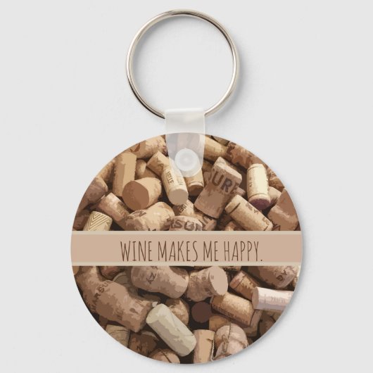 Porte-clés Corks italiens Digital Custom (Recto)