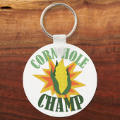 Porte-clés Corn Hole Champ (Recto)