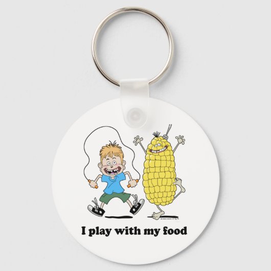 Porte-clés Corncob et gamin jouant (Recto)