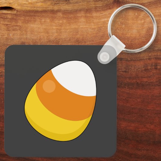 Porte-clés Corne de bonbons d'Halloween (Verso)