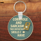 Porte-clés Cornhole Player With Sarcastic Sense of Humor (Recto)