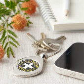 Porte-clés Cornish American Flag Key Ring (Côté )