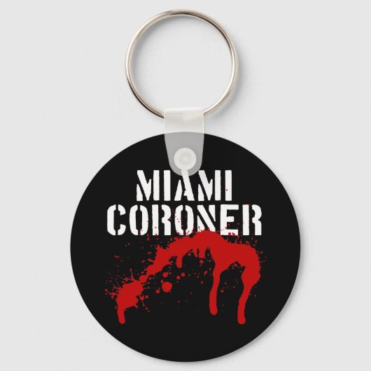 Porte-clés Coroner de police de Miami Metro (Recto)