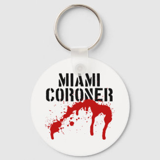 Porte-clés Coroner de police de Miami Metro