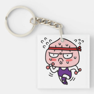 Porte-clés Corps d'apeach en été