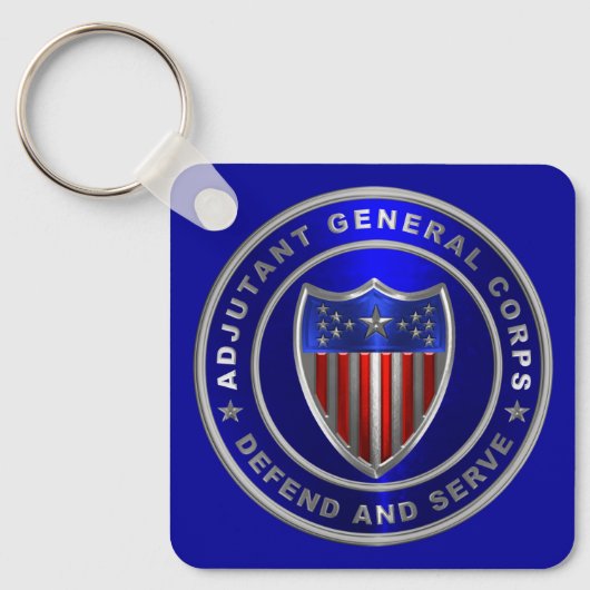 Porte-clés Corps général Adjutant (Recto)