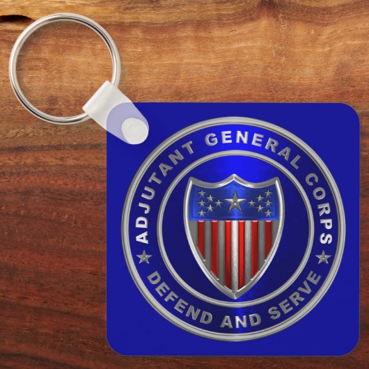Porte-clés Corps général Adjutant (Recto)