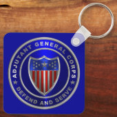Porte-clés Corps général Adjutant (Verso)